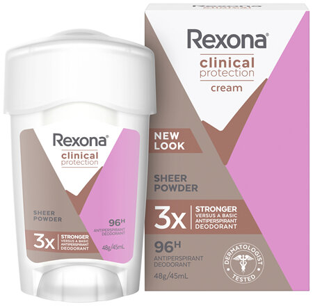 Rexona Women Clinical Protection Antiperspirant Sheer Powder 45 mL 
