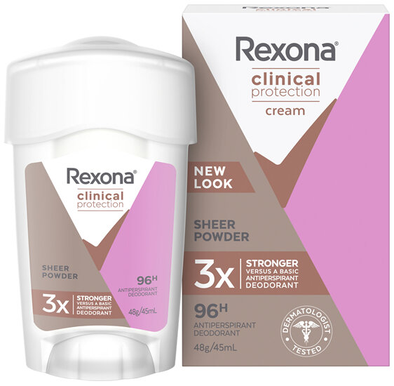 Rexona Women Clinical Protection Antiperspirant Sheer Powder 45 mL 