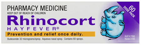Rhinocort Nasal Spay for Hayfever & Allergies 2 x 120 Dose Pack