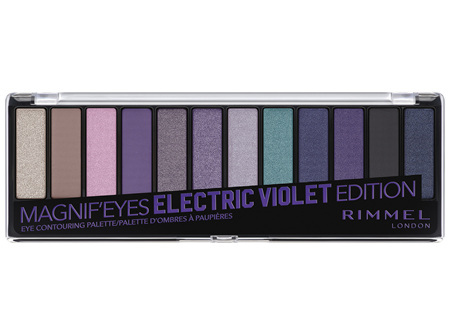 Rimmel London Magnif'Eyes Eyeshadow Palette, Electric Violet 14 g