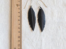 Robin earrings with olive