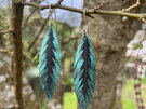 Robin earrings with turquoise