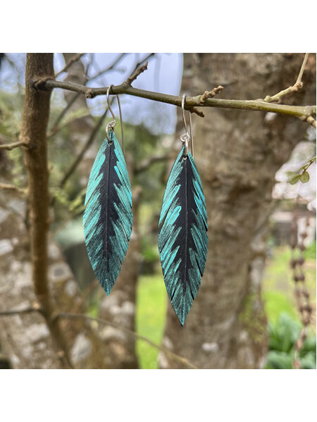 Robin earrings with turquoise