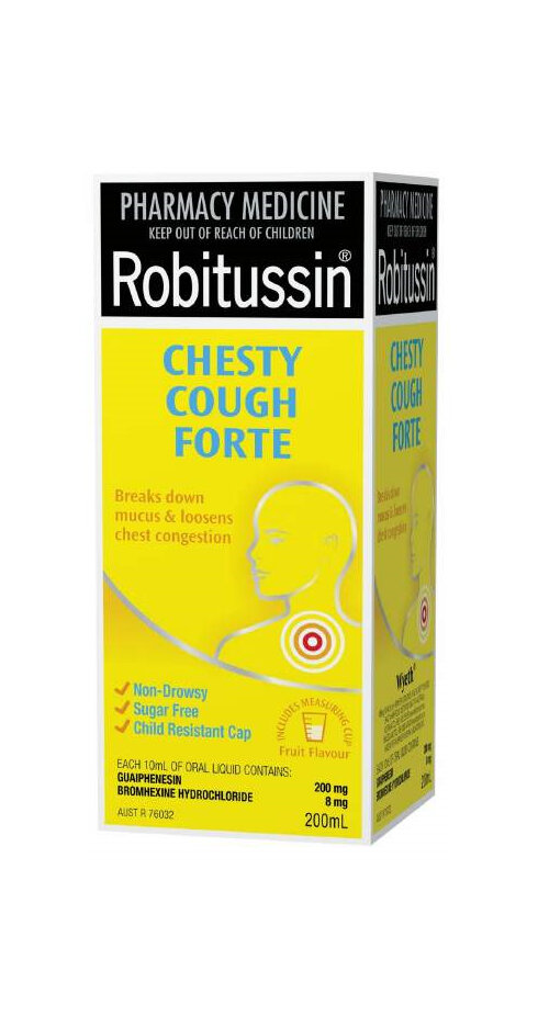 Robitussin Chesty Cough Forte 200ml