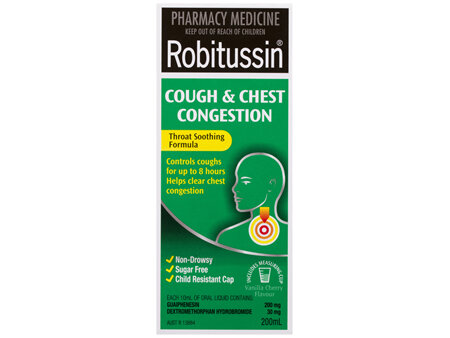 Robitussin Cough & Chest Congestion Cough Liquid 200mL