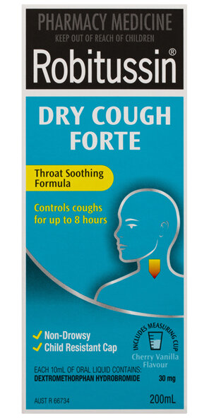 Robitussin Dry Cough Forte Cough Liquid 200mL