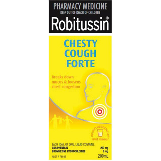 ROBITUSSIN [Y] CHESTY COUGH FORT 200ML