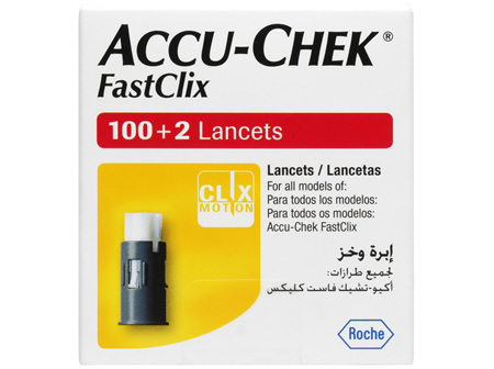 Roche Accuchek Fastclix Lancets 102