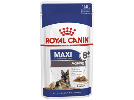 ROYAL CANIN® Maxi Ageing 8+ Gravy Wet Dog Food 10 x 140g