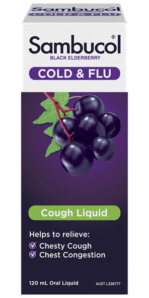 Sambucol Adult Cough Liquid 120mL