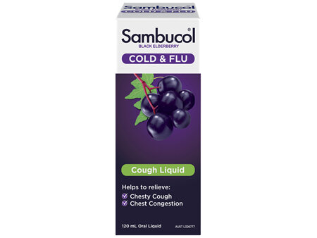 Sambucol Adult Cough Liquid 120mL