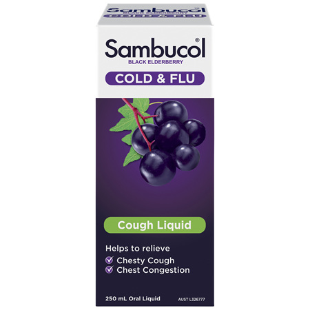 Sambucol Adult Cough Liquid 250mL