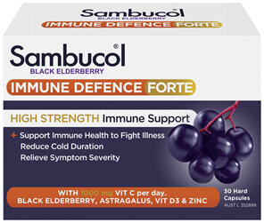 SAMBUCOL Immune Defence Forte caps 30s