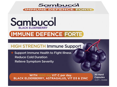 SAMBUCOL Immune Defence Forte caps 30s