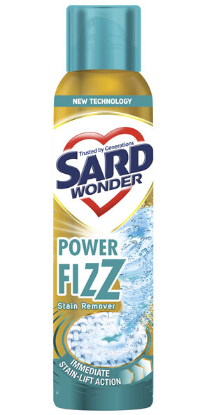 Sard Wonder Power Fizz, Stain Remover Aerosol Spray 250mL