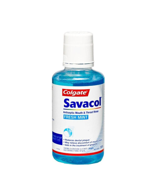 SAVACOL Fresh Mint Mouth & Throat Rinse 300ml