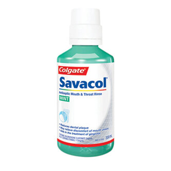 SAVACOL Original Mint Mouth & Throat Rinse 300ml