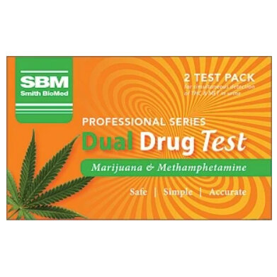 SBM Dual Drug Test (THC/METH) 2pk