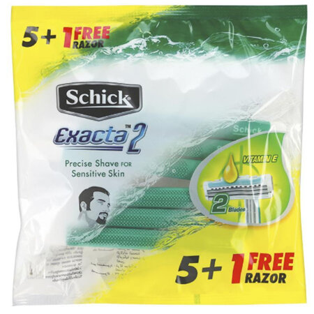 SCHICK Exacta 2 Sensitive 5+1