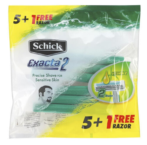 SCHICK Exacta 2 Sensitive 5+1