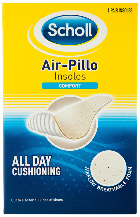 Scholl Airpillo Comfort Insoles Shoe Cushioning