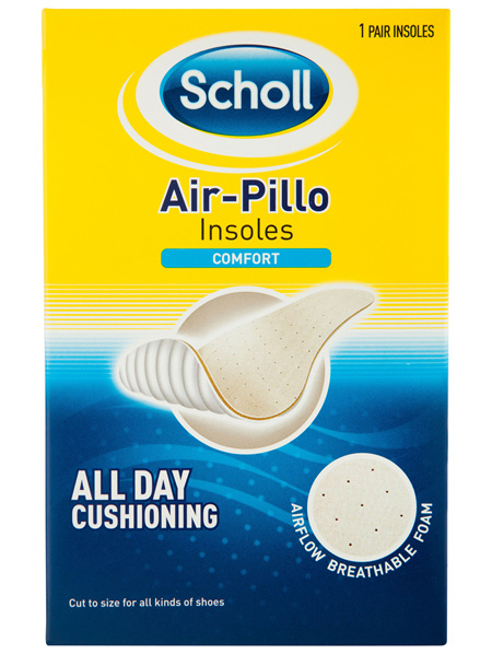 Scholl Airpillo Comfort Insoles Shoe Cushioning