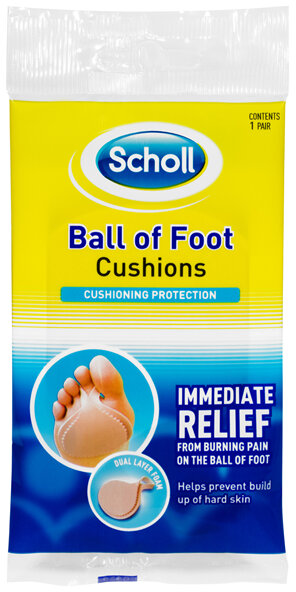 Scholl Ball of Foot Cushion Shoe Insert Comfort and Cushioning