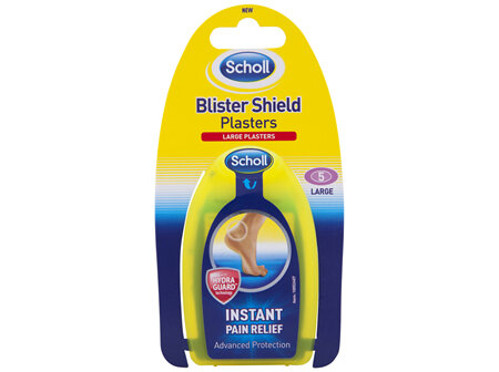 Scholl Blister Shield Plasters with Hydra Guard Technology 5 Pack