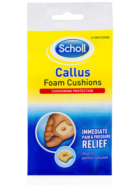 Scholl Callus Foam Cushions 4 Pack