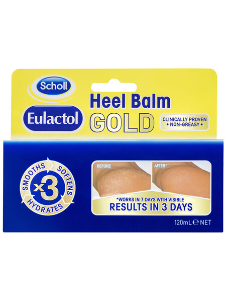 Scholl Eulactol Cracked Heel Balm Gold 120ml