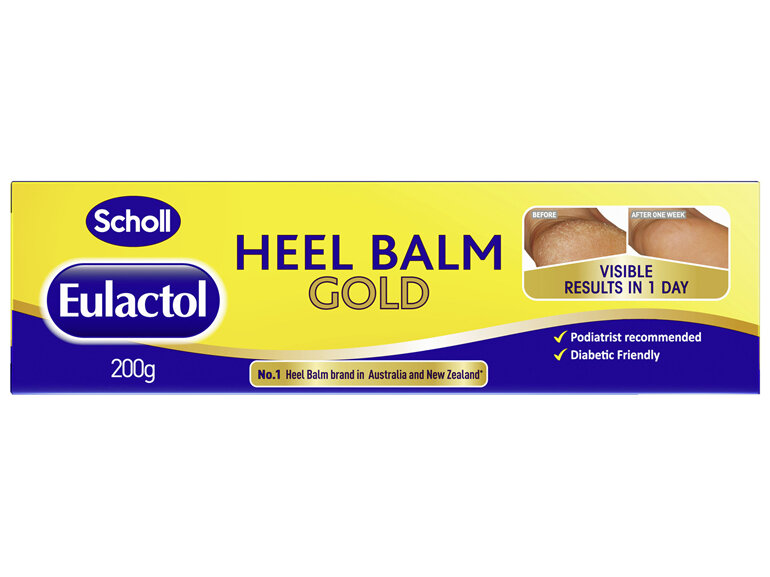 Scholl Eulactol Cracked Heel Balm Gold 200g - Moorebank Day & Night Pharmacy