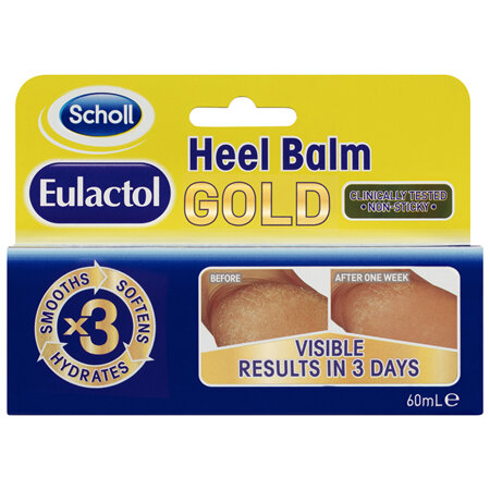 Scholl Eulactol Cracked Heel Balm Gold 60ml