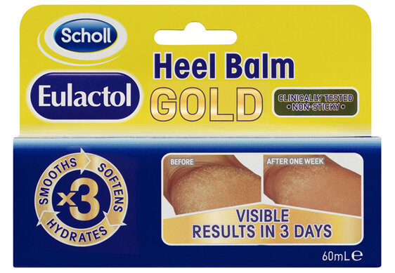 Scholl Eulactol Cracked Heel Balm Gold 60ml