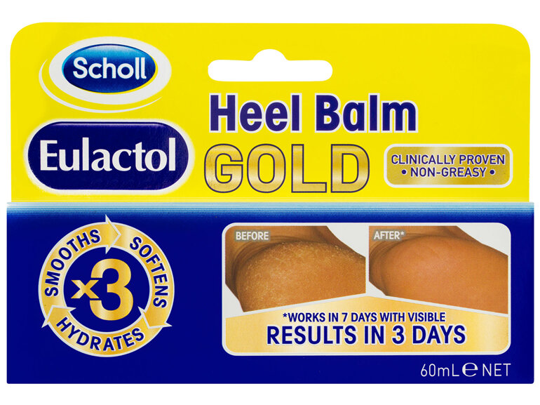 Scholl Eulactol Cracked Heel Balm Gold 60ml - Moorebank Day & Night Pharmacy