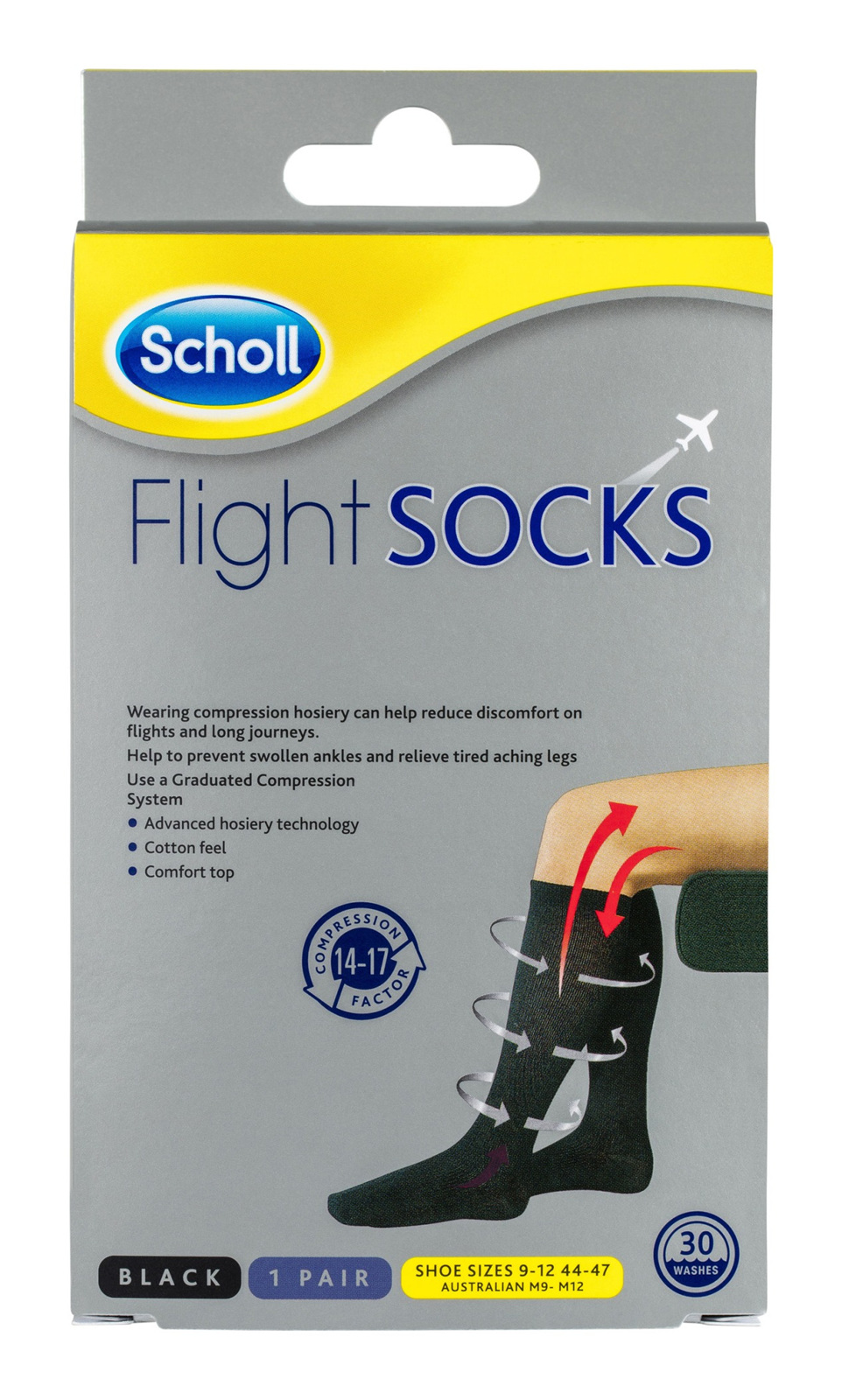 Scholl flight socks
