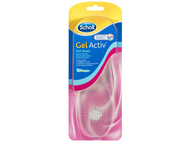 Scholl GelActiv Insoles For Women Flat Shoes Shoe Cushioning & Comfort - SKUlibrary
