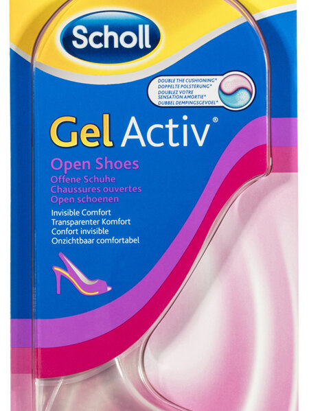Scholl GelActiv Female Insoles for Open Shoes