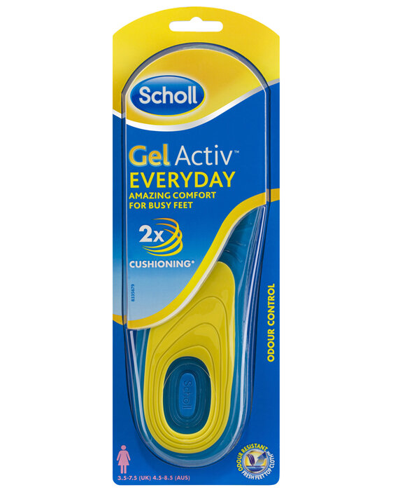 Scholl GelActiv Insole Everyday Women for Comfort and Cushioning