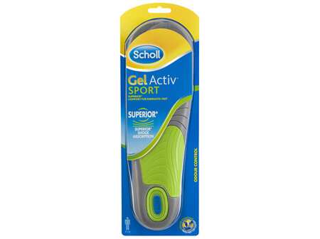 Scholl GelActiv Insole Sport Men for Comfort and Cushioning