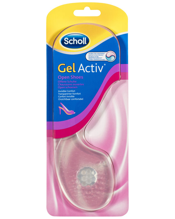 Scholl GelActiv Insoles for Women Open Heels Shoe Cushioning  Comfort