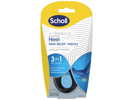 Scholl In-Balance™ Pain Relief Heel Orthotics - Large 