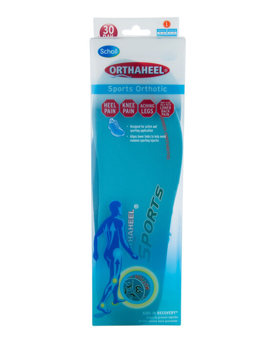 Scholl Orthaheel Orthotic Insole Pain Relief and Support Sports Large