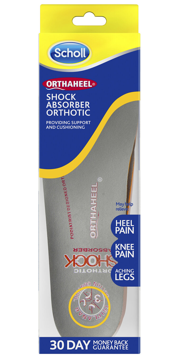 Scholl Orthaheel Shock Absorber Orthotic Large