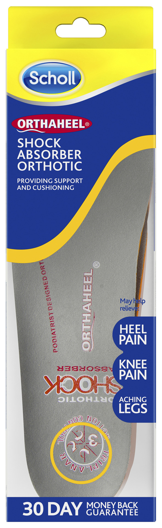 Scholl Orthaheel Shock Absorber Orthotic Small