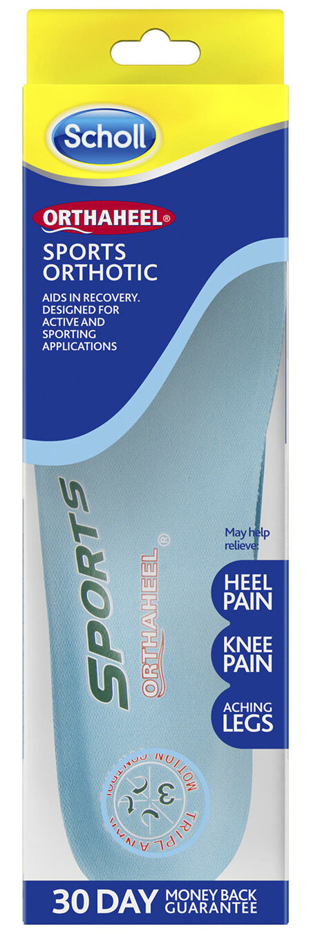 Scholl Orthaheel Sports Orthotic Small