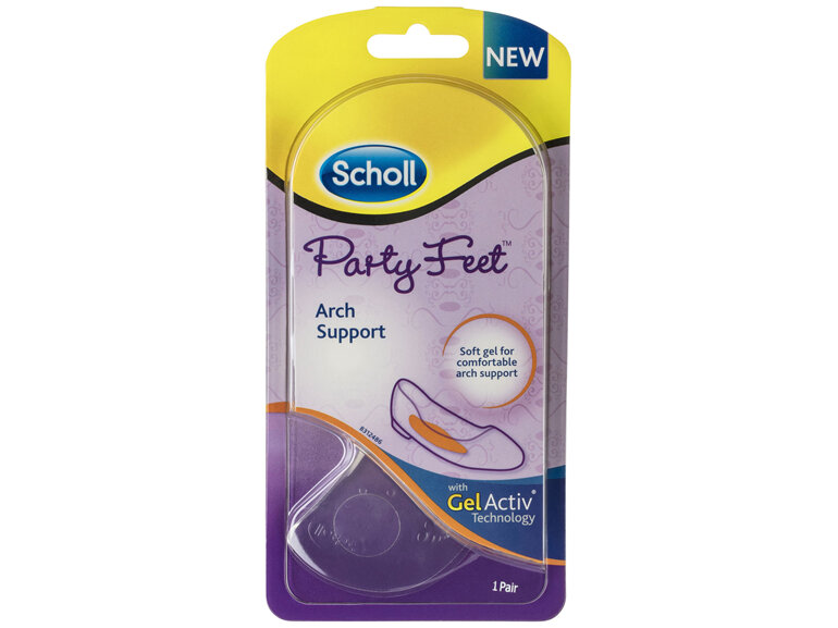Scholl Party Feet Hidden Arch Support - SKUlibrary