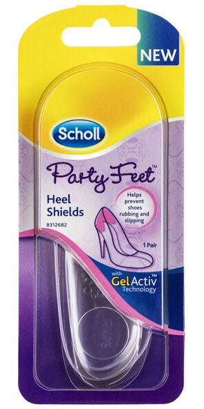 Scholl Party Feet Inserts Heel Shields