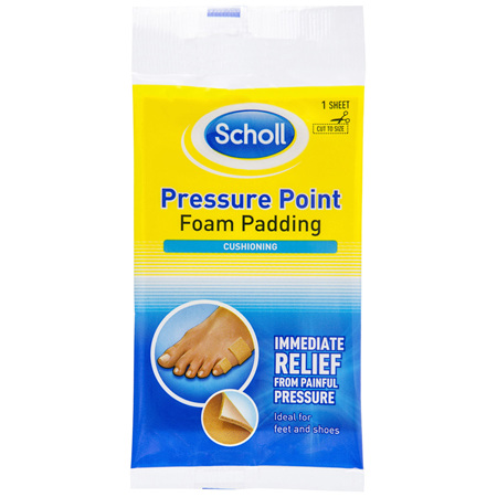 Scholl Pressure Point Foam Padding Pain Relief