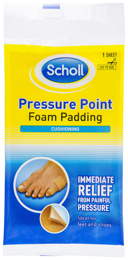 Scholl Pressure Point Foam Padding Pain Relief