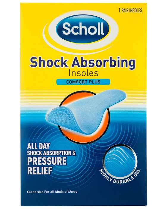 Scholl Shock Absoring Shoe Insoles